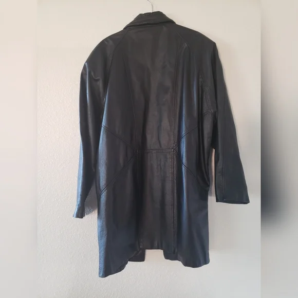 G-III Genuine Leather Jacket with Pockets Collared - Picture 8 of 9